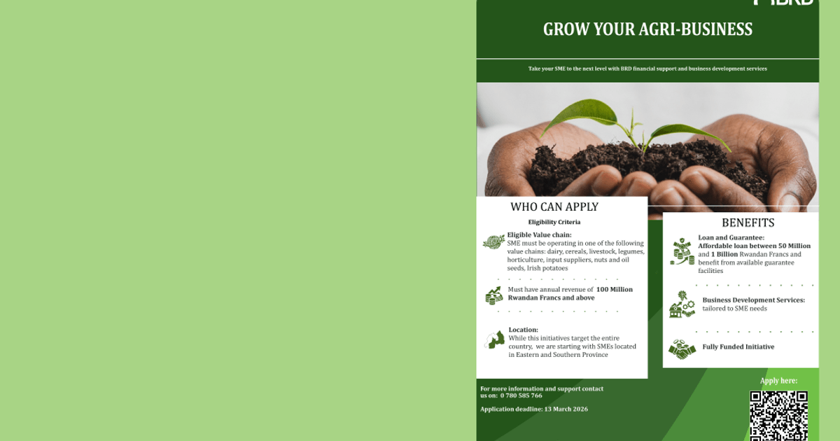 Grow your agri-business with BRD!